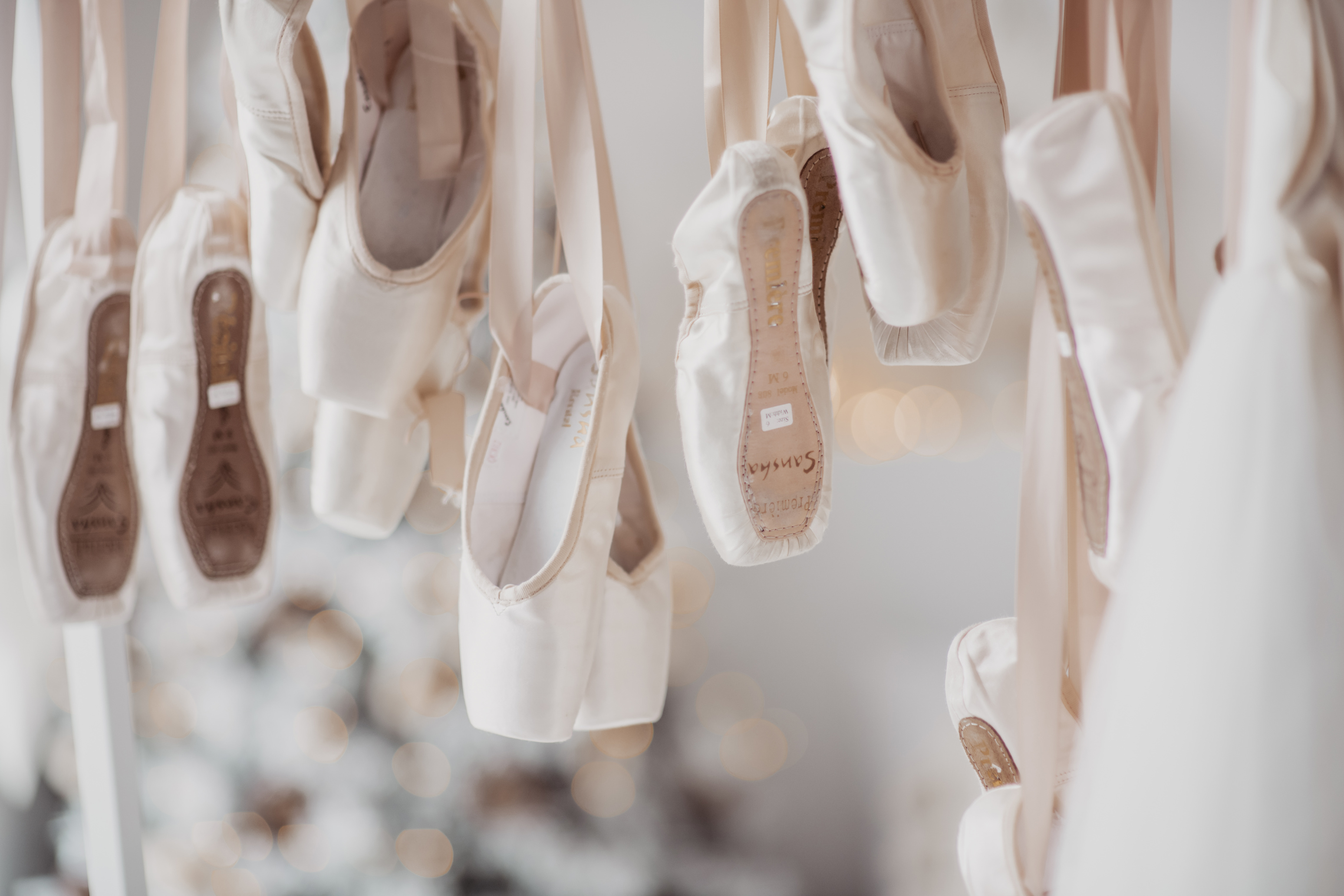 Hanging Ballet Pointe Shoes 